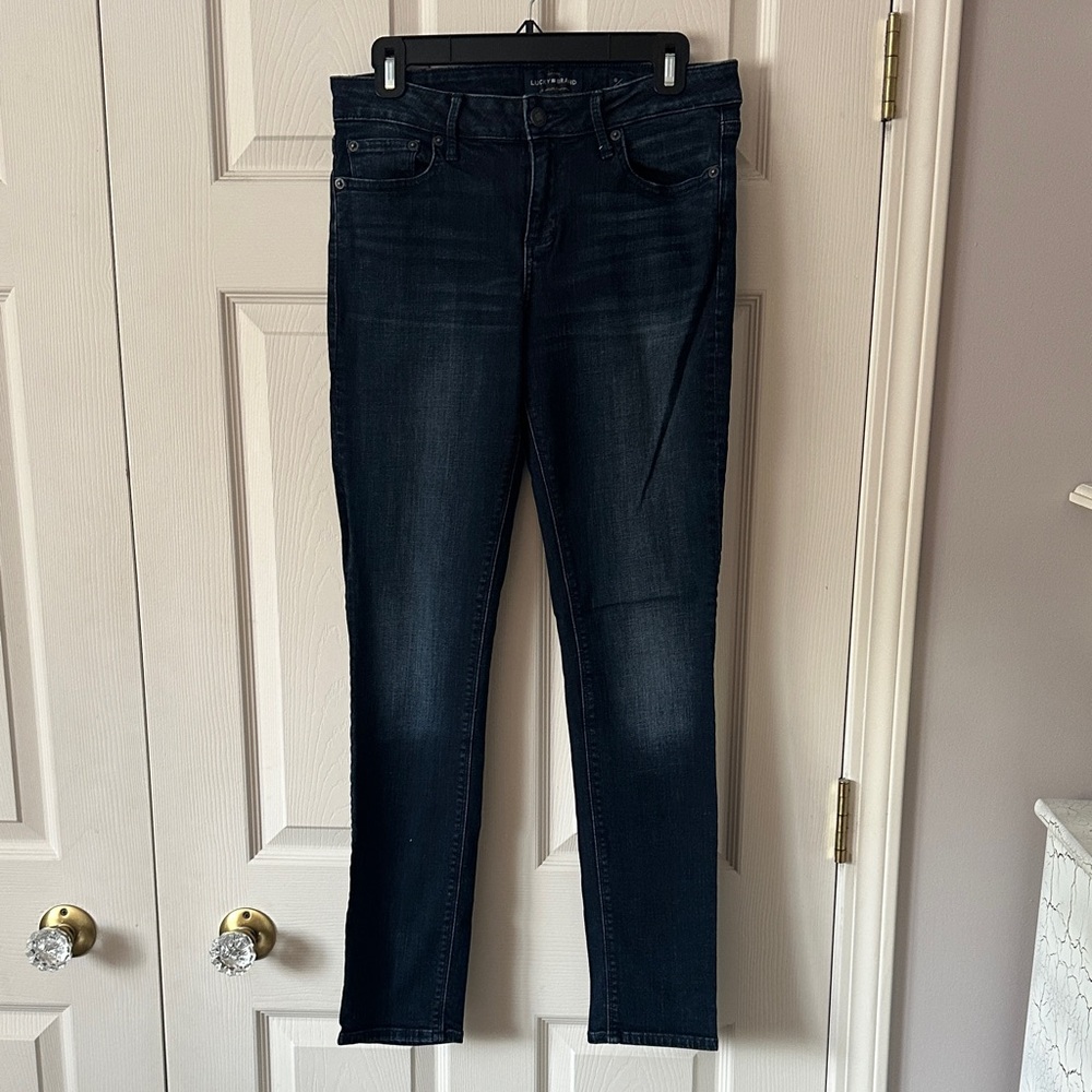 Lucky Brand Women's Dark Indigo Skinny Jeans